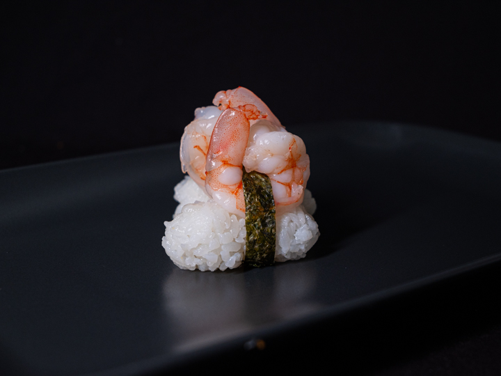 nigiri de langostinos